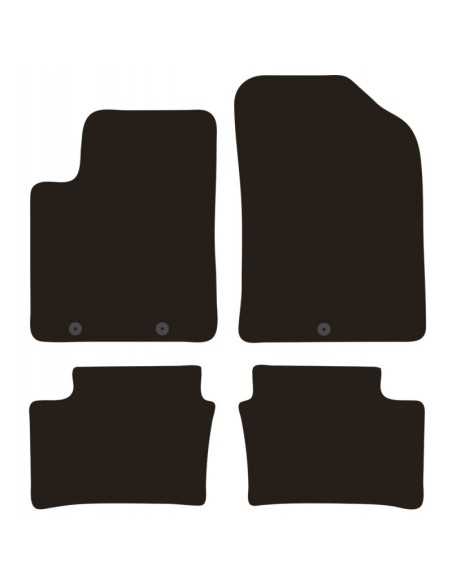 Tappeti tappetini auto su misura moquette Kia Picanto 2011 2016