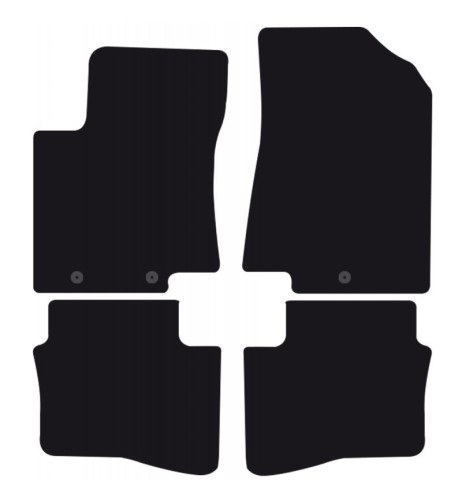 Tappeti tappetini auto su misura moquette Kia Rio 2011-2016