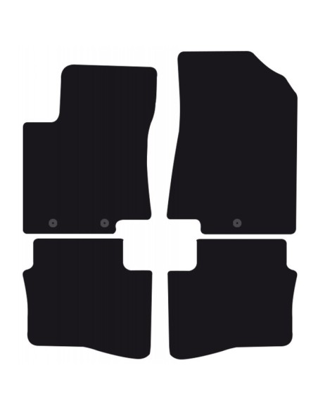 Tappeti tappetini auto su misura moquette Kia Rio 2011-2016