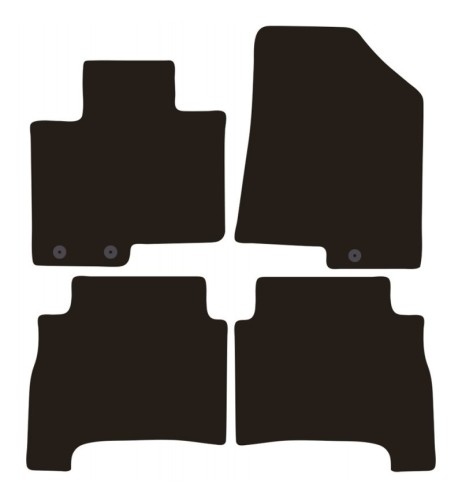 Tappeti tappetini auto su misura moquette Kia Sorento 2009-2012