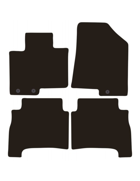 Tappeti tappetini auto su misura moquette Kia Sorento 2009 2012