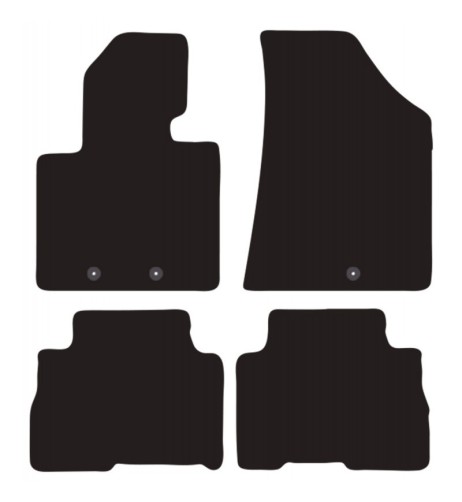 Tappeti tappetini auto su misura moquette Kia Sorento 2012-2015