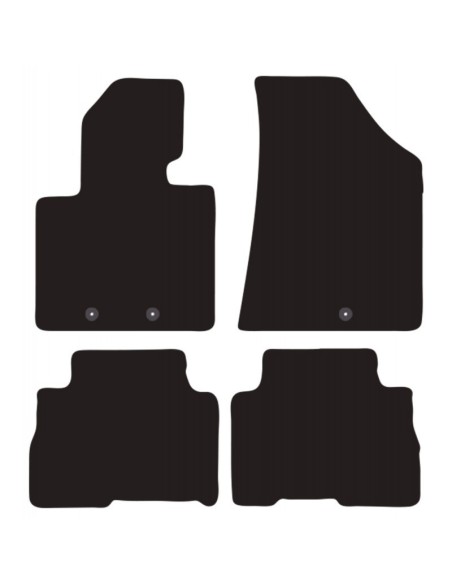 Tappeti tappetini auto su misura moquette Kia Sorento 2012 2015