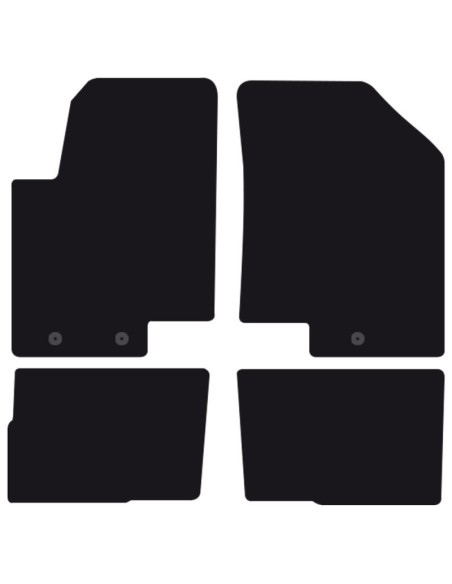 Tappeti tappetini auto su misura moquette Kia Soul 2009 2013