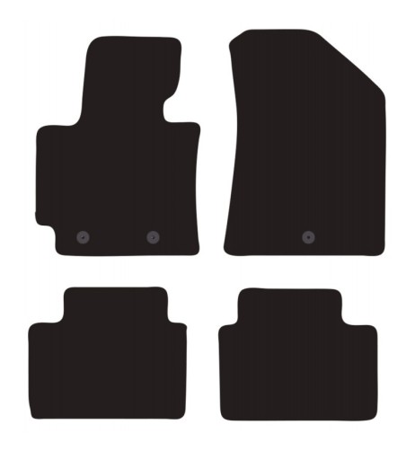 Tappeti tappetini auto su misura moquette Kia Soul dal 2014