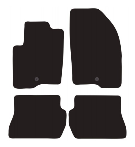 Tappeti tappetini auto su misura moquette Mazda 2 2003-2007