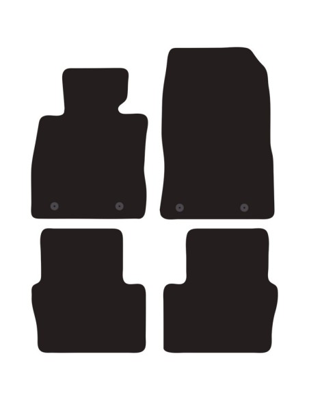 Tappeti tappetini auto su misura moquette Mazda 2 dal 2015