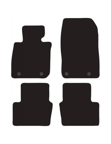 Tappeti tappetini auto su misura moquette Mazda CX-3 dal 2015