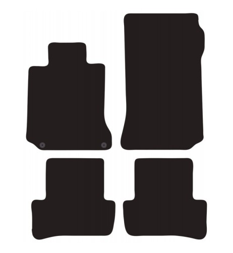 Tappeti tappetini auto su misura moquette Mercedes Classe C W204 2007-2014