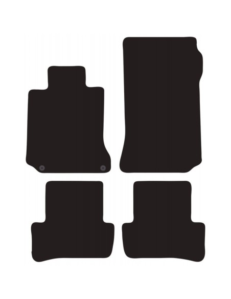 Tappeti tappetini auto su misura moquette Mercedes Classe C W204 2007-2014