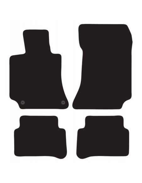 Tappeti tappetini auto su misura moquette Mercedes Classe E W212 2009 2015