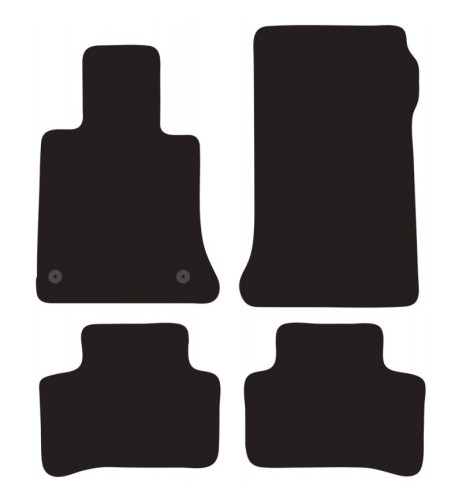 Tappeti tappetini auto su misura moquette Mercedes Classe GLK dal 2008