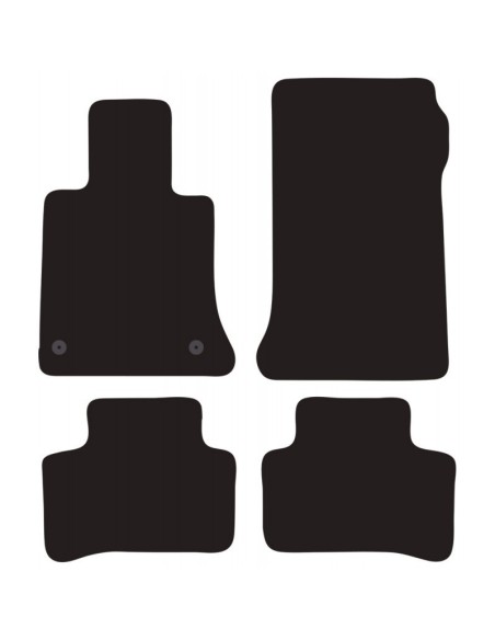 Tappeti tappetini auto su misura moquette Mercedes Classe GLK dal 2008