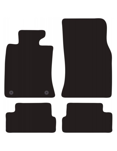 Tappeti tappetini auto su misura moquette Mini 2 porte 2006 2014