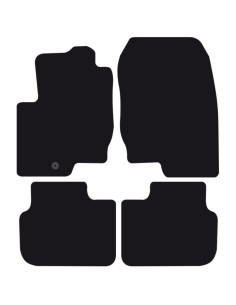 Tappeti tappetini auto su misura moquette Mitsubishi Colt 2004 2012