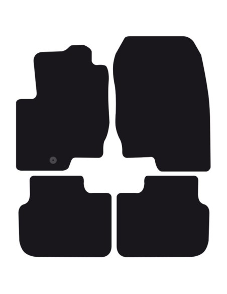 Tappeti tappetini auto su misura moquette Mitsubishi Colt 2004 2012