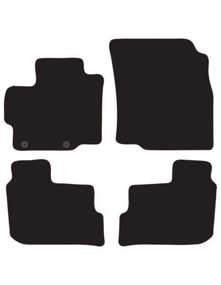 Tappeti tappetini auto su misura moquette Mitsubishi Space Star dal 2013