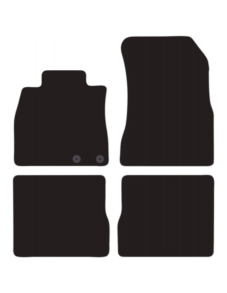 Tappeti tappetini auto su misura moquette Nissan Note dal 2013