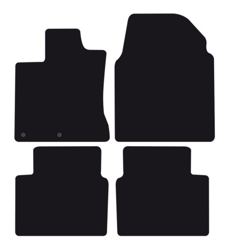 Tappeti tappetini auto su misura moquette Nissan Qashqai+2 dal 2008