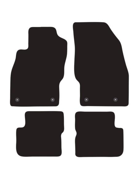 Tappeti tappetini auto su misura moquette Opel Corsa D E 2006 2019