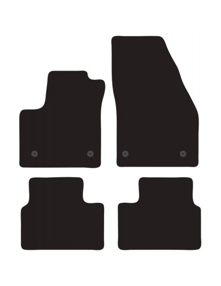 Tappeti tappetini auto su misura moquette Opel Meriva B dal 2010