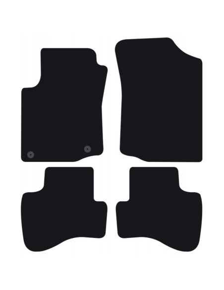 Tappeti tappetini auto su misura moquette Peugeot 107 dal 2005