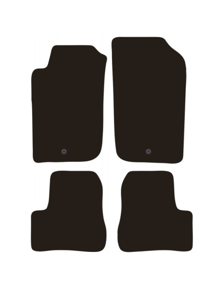 Tappeti tappetini auto su misura moquette Peugeot 206 dal 1998