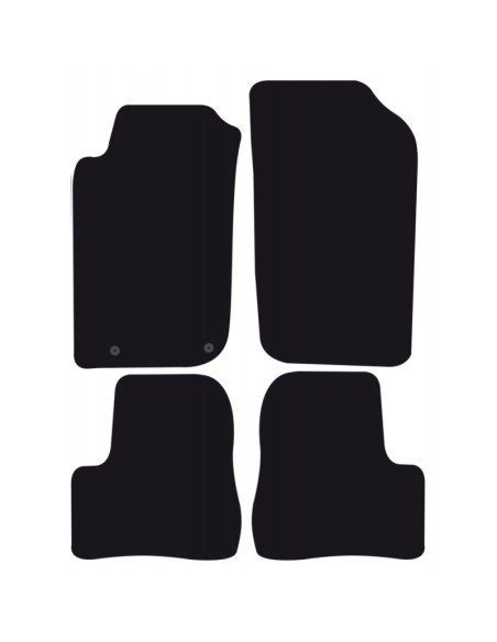 Tappeti tappetini auto su misura moquette Peugeot 206 Plus dal 2009