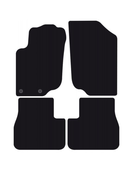 Tappeti tappetini auto su misura moquette Peugeot 207 207 dal 2006