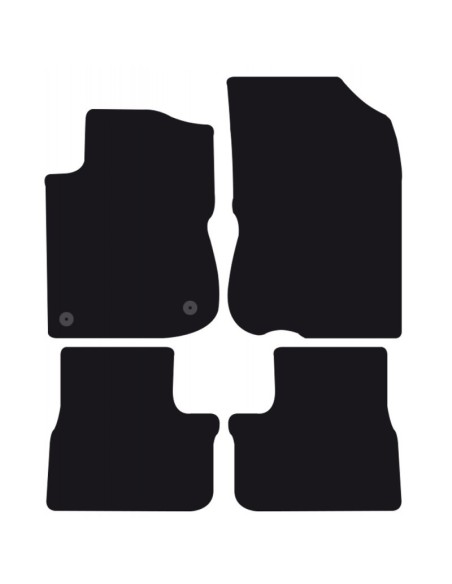 Tappeti tappetini auto su misura moquette Peugeot 208 2012-2019