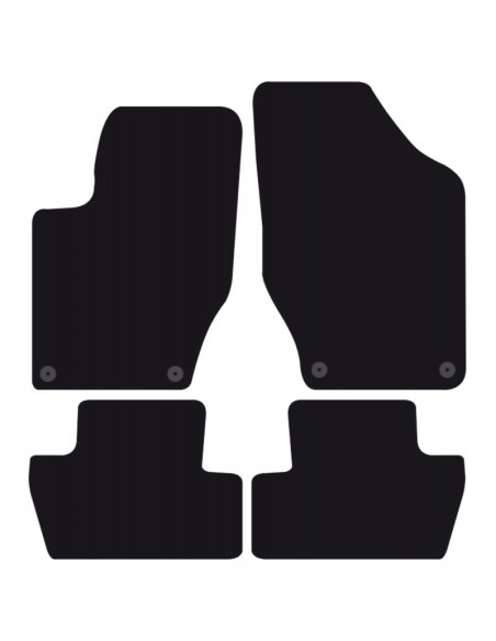 Tappeti tappetini auto su misura moquette Peugeot 308 2007 2013