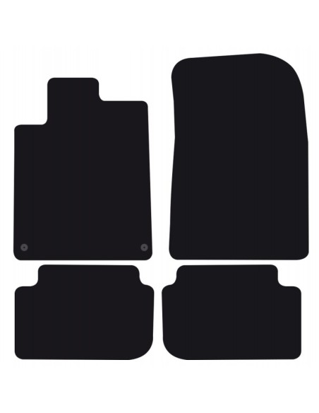 Tappeti tappetini auto su misura moquette Peugeot 407 2004-2011