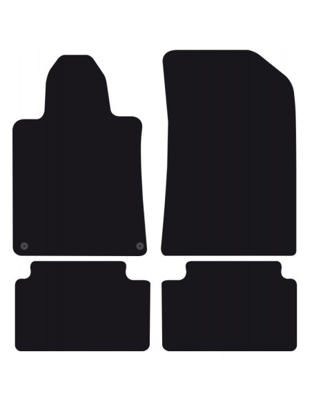 Tappeti tappetini auto su misura moquette Peugeot 508 2011-2018