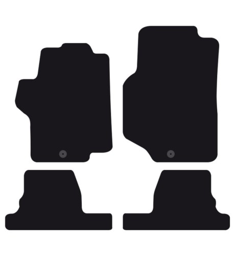 Tappeti tappetini auto su misura moquette Peugeot 1007 2005-2010