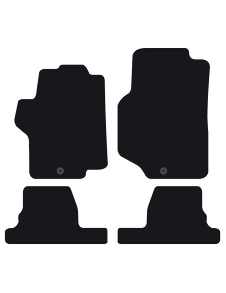 Tappeti tappetini auto su misura moquette Peugeot 1007 2005-2010