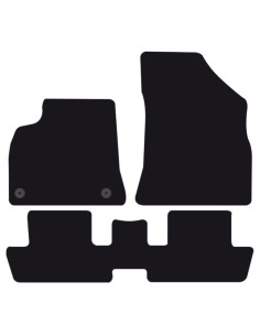 Tappeti tappetini auto su misura moquette Peugeot 3008 2009 2015