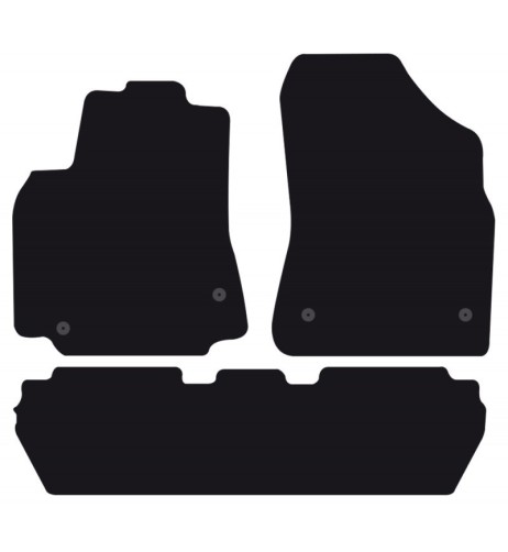 Tappeti tappetini auto su misura moquette Peugeot Partner Tepee 2008-2018