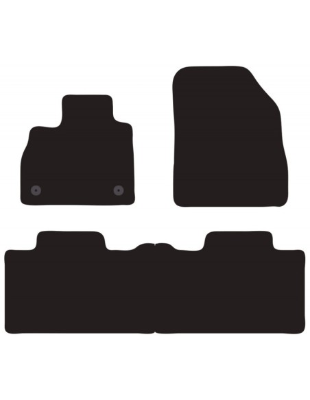 Tappeti tappetini auto su misura moquette Renault Espace 5 posti 2015 2023