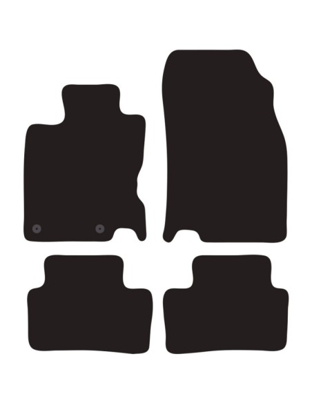 Tappeti tappetini auto su misura moquette Renault Kadjar dal 2015