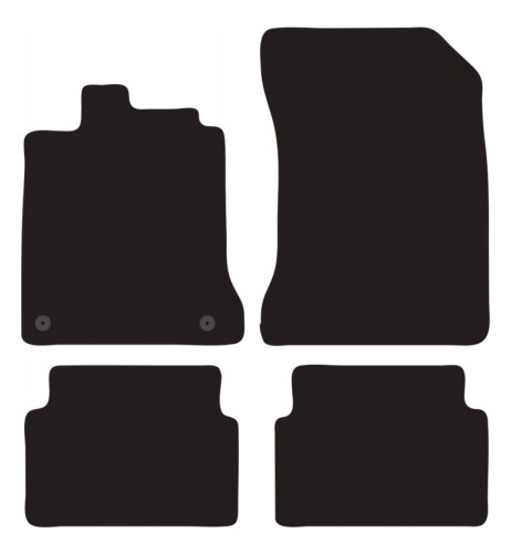 Tappeti tappetini auto su misura moquette Renault Laguna III dal 2007