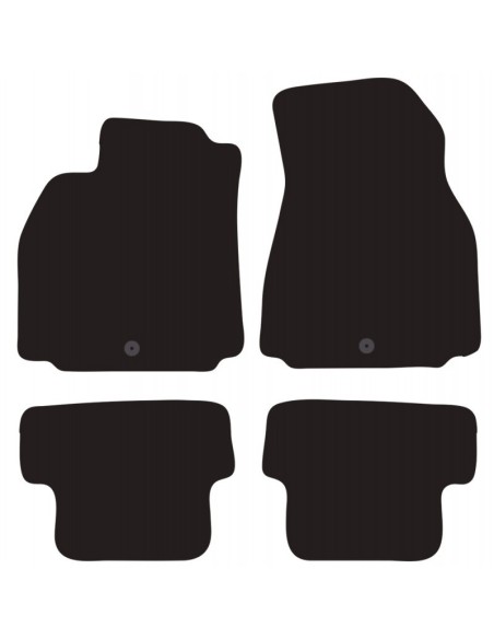 Tappeti tappetini auto su misura moquette Renault Megane II 2002-2008