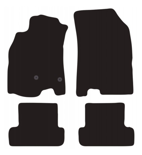 Tappeti tappetini auto su misura moquette Renault Megane III dal 2015 fix 21cm