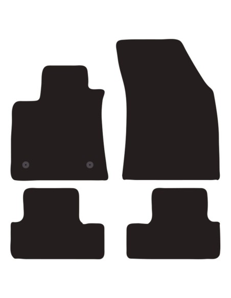 Tappeti tappetini auto su misura moquette Renault Megane IV dal 2016