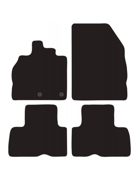 Tappeti tappetini auto su misura moquette Renault Scenic III 2009-2016