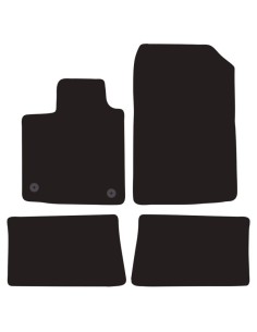 Tappeti tappetini auto su misura moquette Renault Twingo 2007-2014