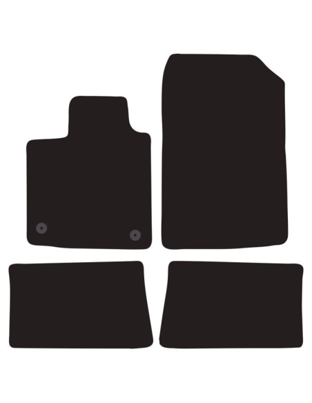 Tappeti tappetini auto su misura moquette Renault Twingo 2007-2014