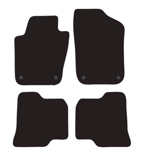 Tappeti tappetini auto su misura moquette Seat Ibiza 2008-2016