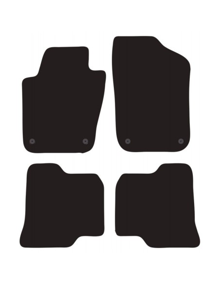 Tappeti tappetini auto su misura moquette Seat Ibiza 2008 2016