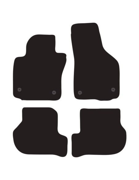 Tappeti tappetini auto su misura moquette Seat Leon 2005-2012
