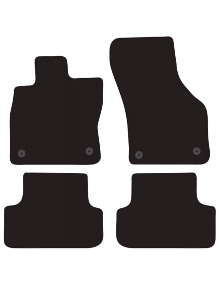 Tappeti tappetini auto su misura moquette Seat Leon 2013 2020